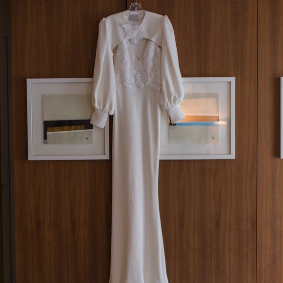 Elizabeth Fillmore IRIS dress and EDWARDIAN SHRUG - Picture 7 of 16